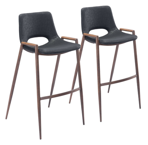 Desi - Barstool (Set of 2) - Premium Stool Sets from Zuo Modern - Just $1400! Shop now at brett interiors