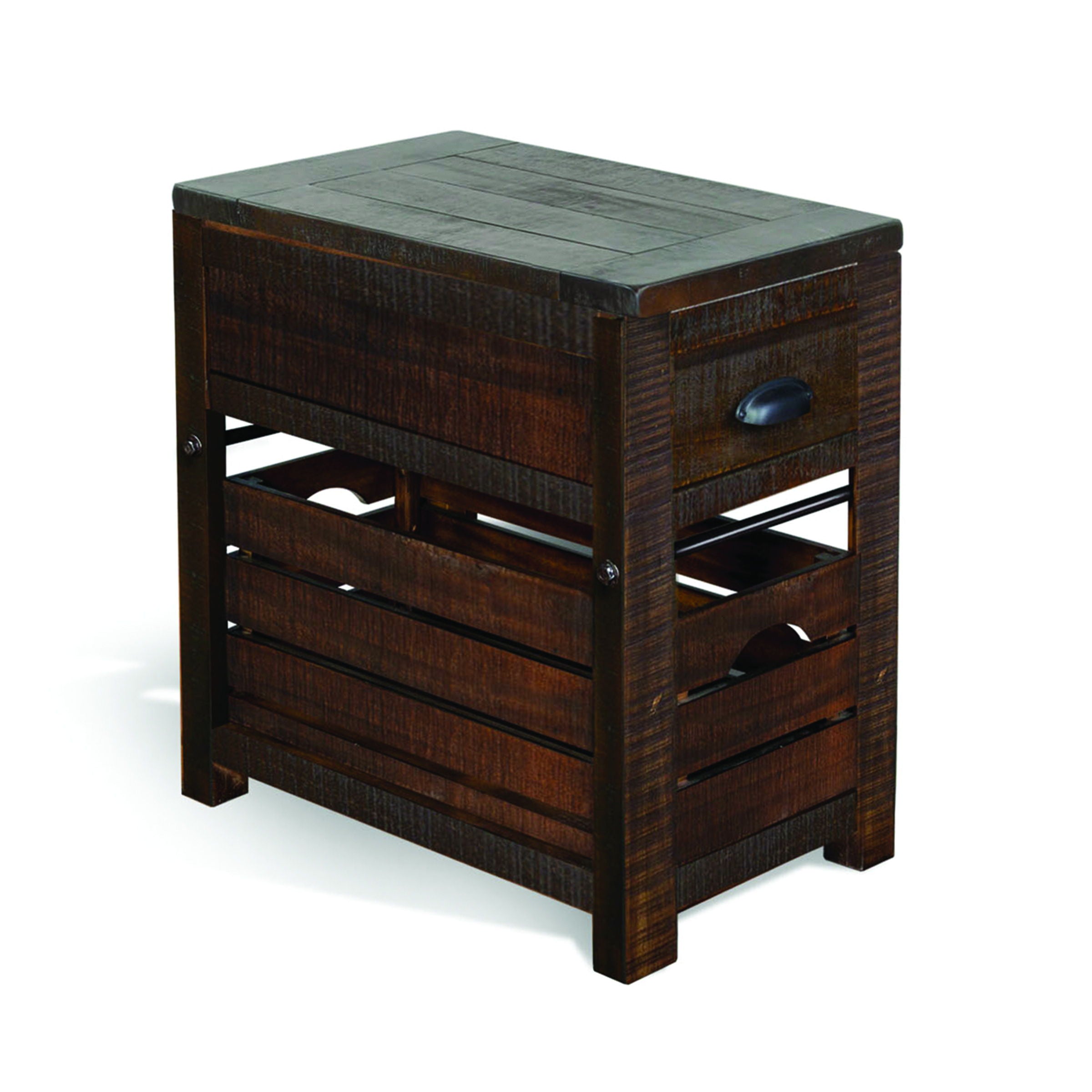 Homestead - 25" Chair Side Table - Dark Brown - Premium Chair Side Tables from Sunny Designs - Just $318! Shop now at brett interiors