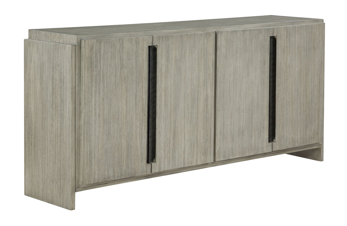 Merino - Four Door Credenza - Gray - Premium Credenzas from Coast2Coast Home - Just $4125! Shop now at brett interiors