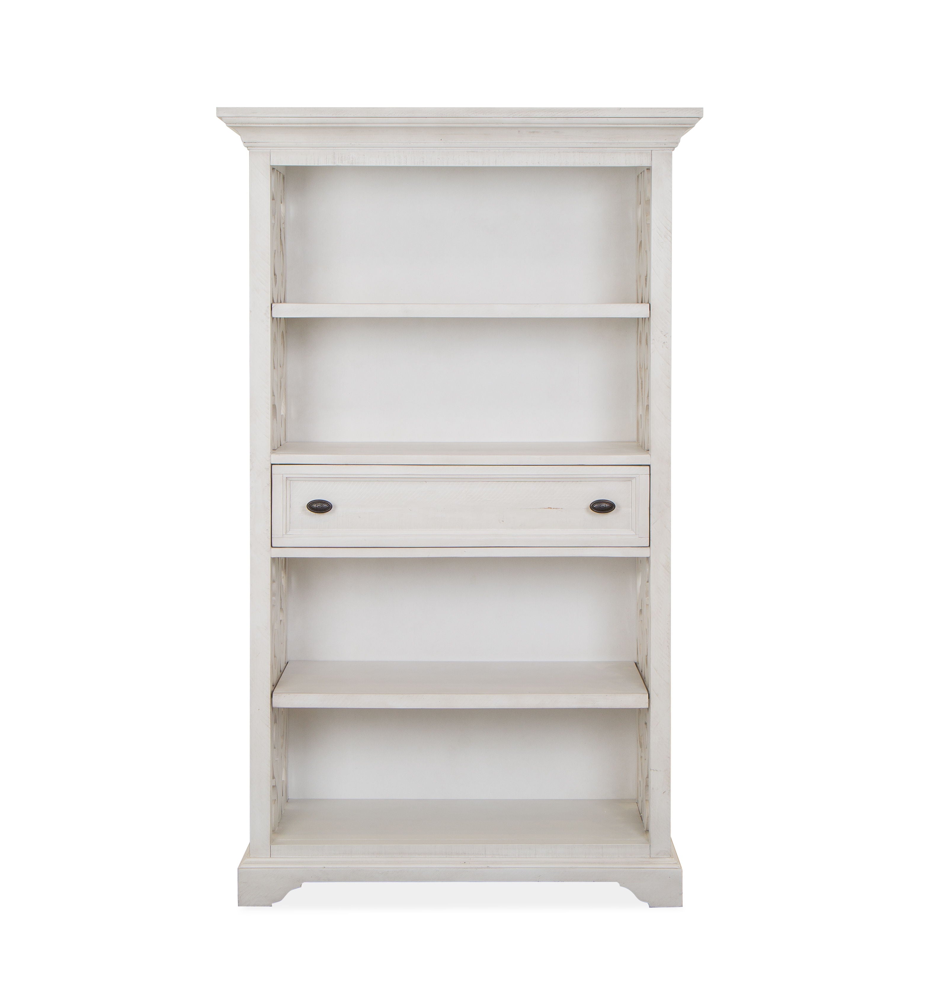 Bronwyn - Bookcase - Alabaster - Premium Standard Bookcases from Magnussen Furniture - Just $1769! Shop now at brett interiors