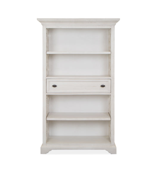 Bronwyn - Bookcase - Alabaster - Premium Standard Bookcases from Magnussen Furniture - Just $1769! Shop now at brett interiors