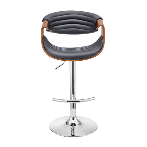 Gionni - Adjustable Bar Stool - Premium Adjustable Height from Armen Living - Just $270! Shop now at brett interiors