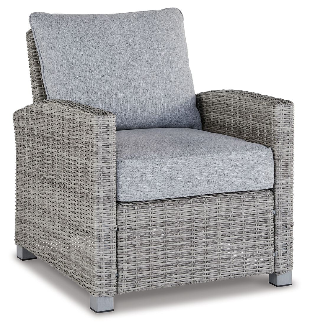 Naples Beach - Light Gray - Lounge Chair W/Cushion - Premium Arm Chairs from Signature Design by Ashley® - Just $556.88! Shop now at brett interiors