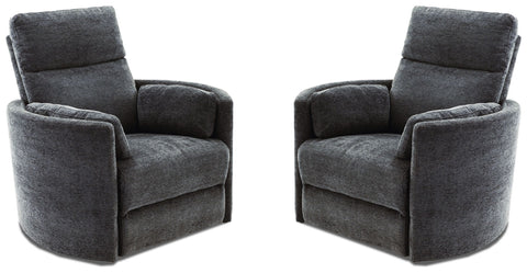 Radius - Power Swivel Glider Recliner (Set of 2) - Premium Chair Sets from Parker Living - Just $1745! Shop now at brett interiors