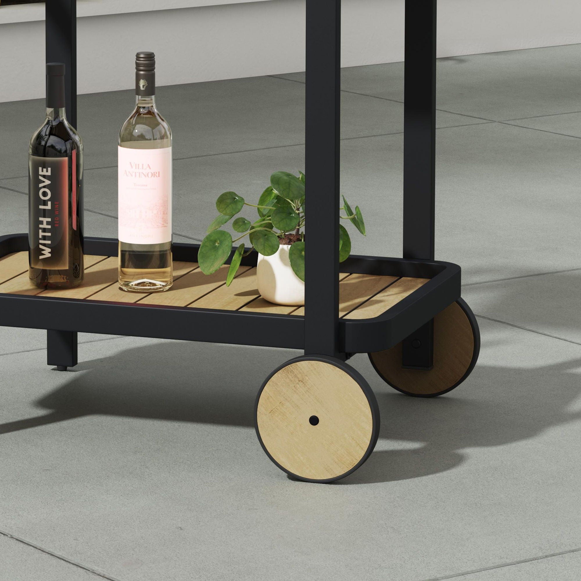 Finn - Cart - Black - Premium Bars & Bar Carts from Homestyles - Just $747.50! Shop now at brett interiors