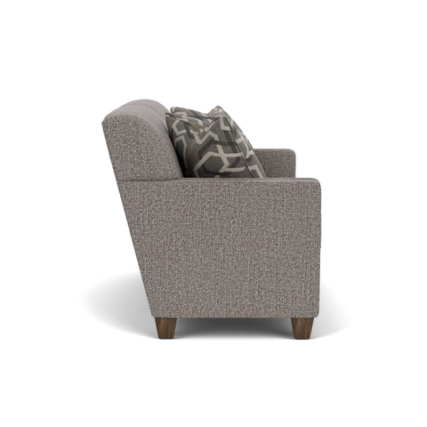 Nora - Loveseat - Gray - Premium Stationary Loveseats from Flexsteel - Just $1875! Shop now at brett interiors