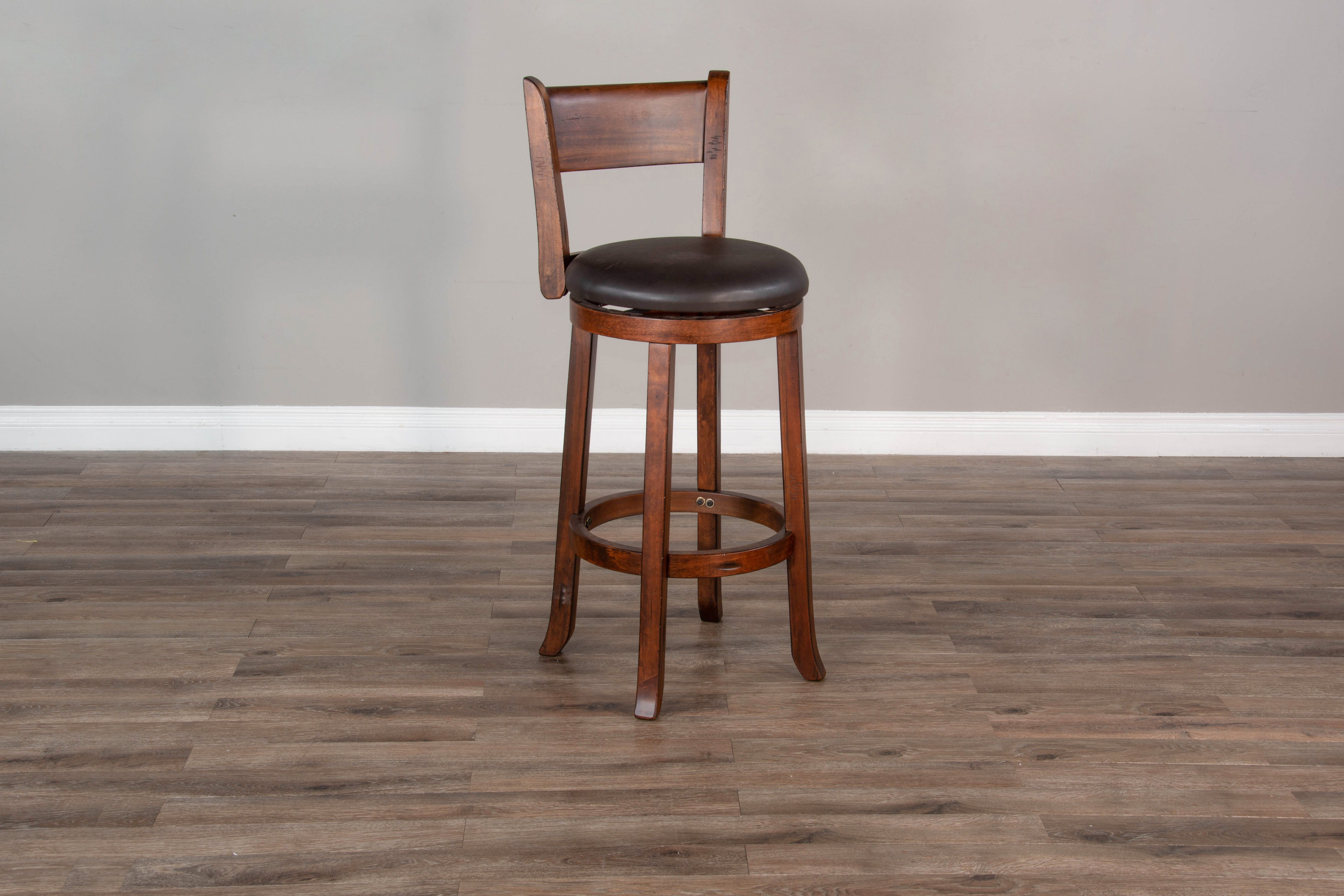 Tuscany - Swivel Barstool With Cushion Seat & Back - Premium Bar Height (28"-30") from Sunny Designs - Just $187! Shop now at brett interiors