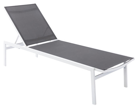 Santorini - Outdoor Patio Chaise Lounge Chair with Chrome Base - Premium Chaises from Meridian Furniture - Just $500! Shop now at brett interiors