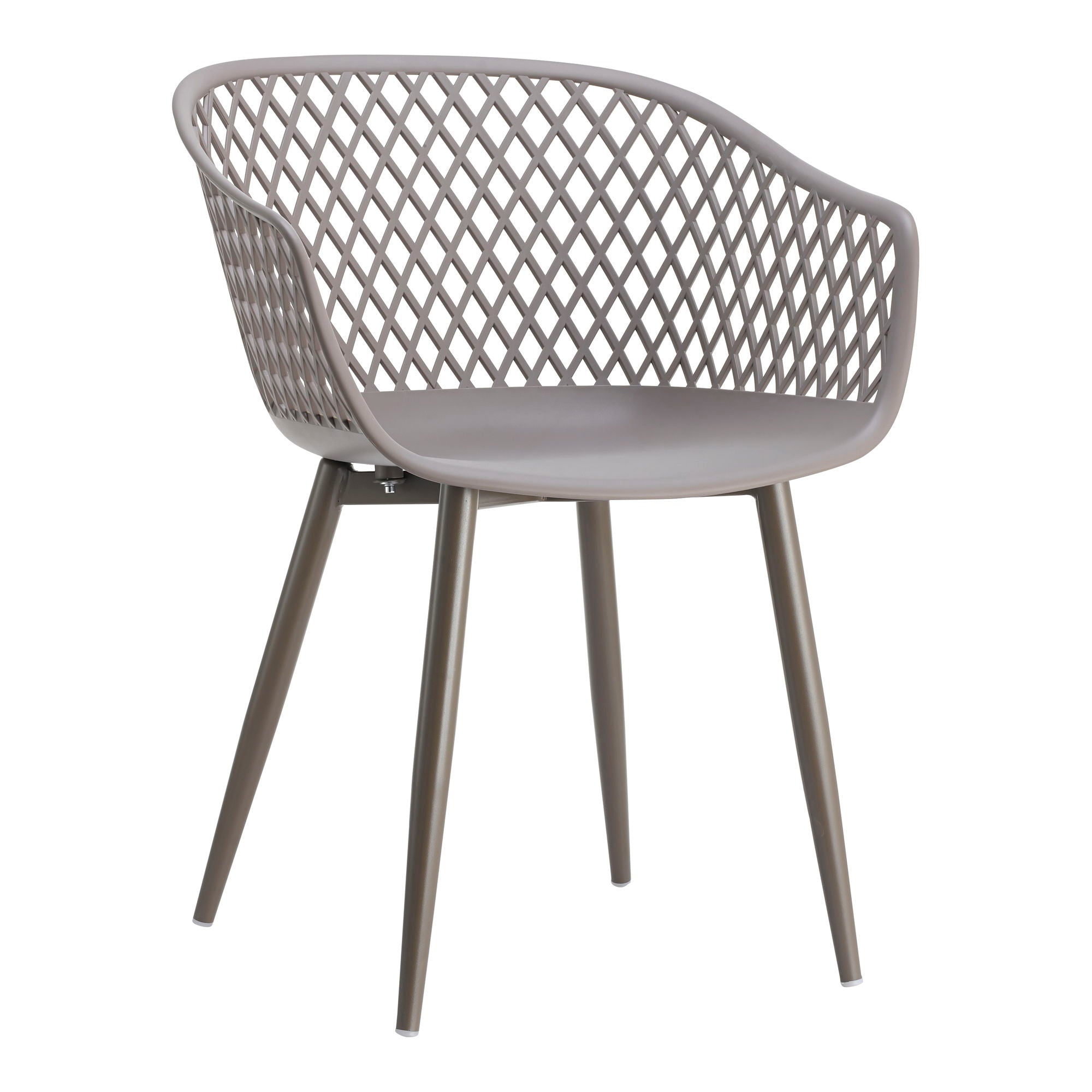 Piazza - Outdoor Chair Chair (Set of 2) - Gray - Premium Chair Sets from Moe's Home Collection - Just $572.50! Shop now at brett interiors