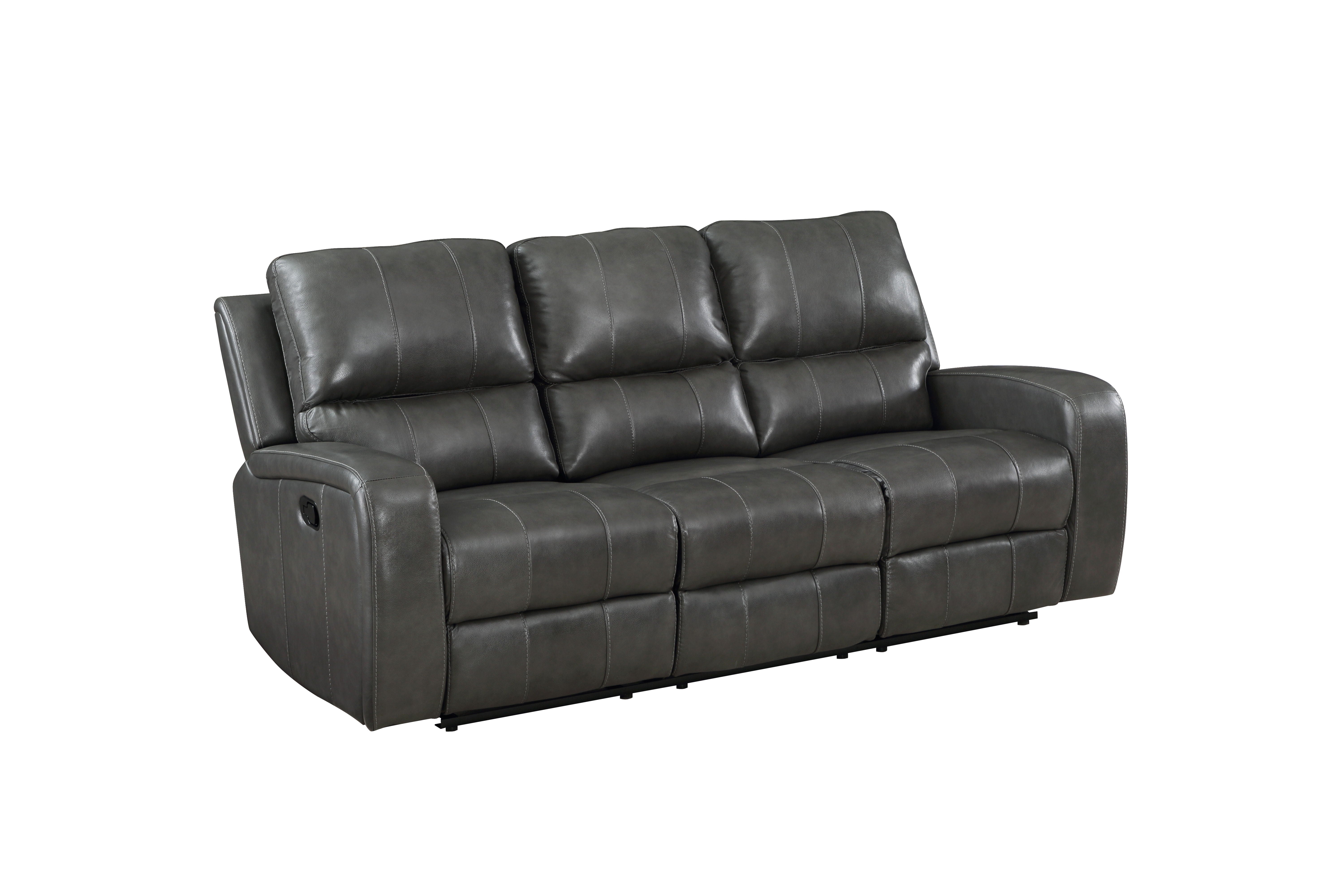 Linton - Leather Sofa With dual Recliner - Premium Reclining Sofas from New Classic - Just $1372.50! Shop now at brett interiors