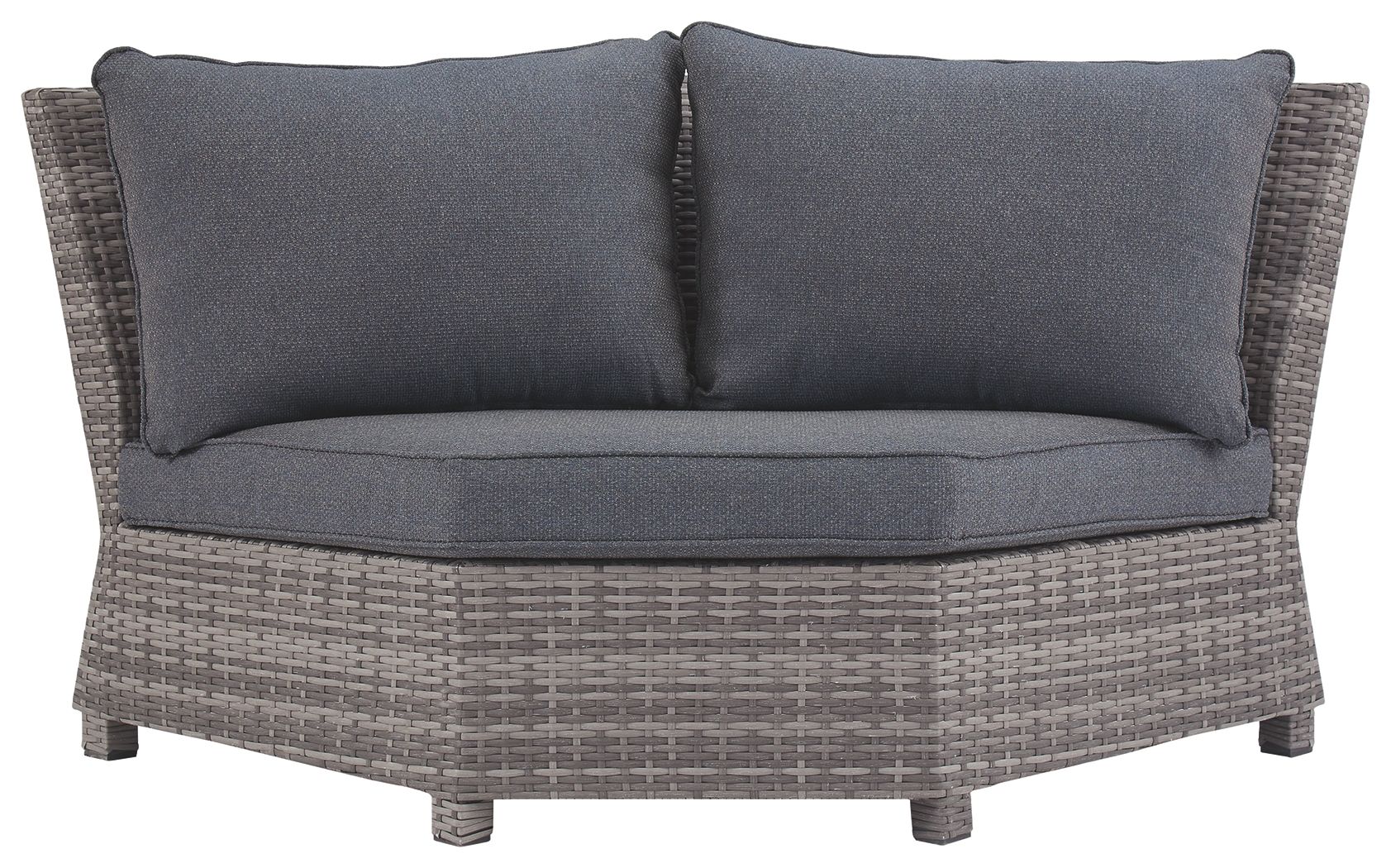 Salem - Gray - Corner With Cushion - Premium Armless Chairs from Ashley Furniture - Just $1071.88! Shop now at brett interiors