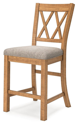 Havonplane - Brown - Upholstered Barstool (Set of 2) - Premium Stool Sets from Signature Design by Ashley® - Just $300.30! Shop now at brett interiors