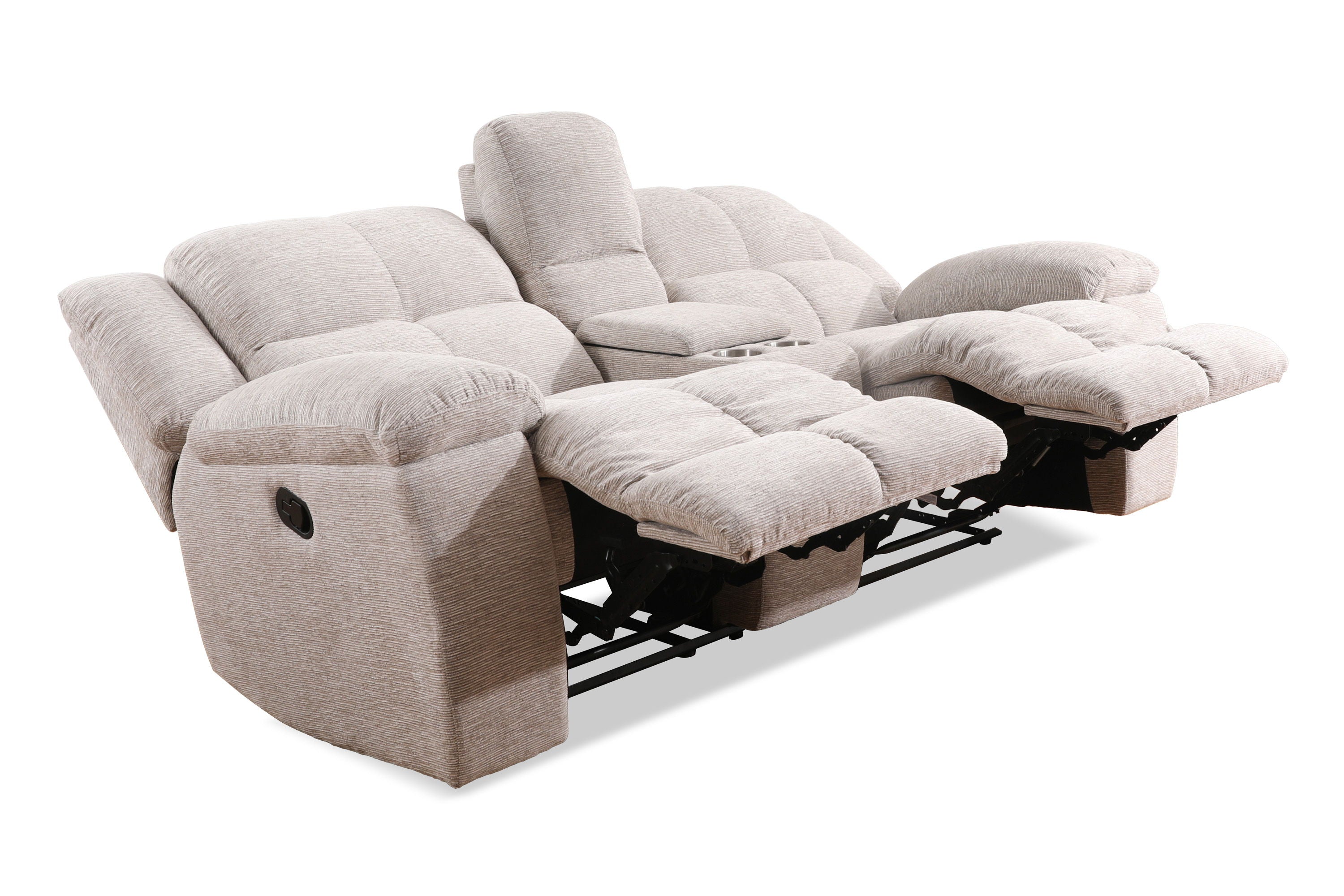 Buster - Reclining Console Loveseat - Opal Taupe - Premium Reclining Loveseats from Parker Living - Just $1172.50! Shop now at brett interiors