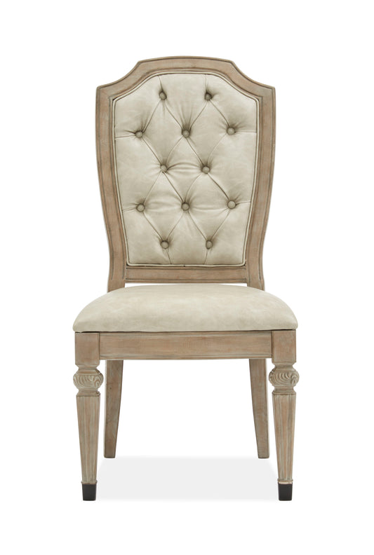 Marisol - Dining Side Chair With Upholstered Seat and Back (Set of 2) - Fawn - Premium Chair Sets from Magnussen Furniture - Just $1185! Shop now at brett interiors