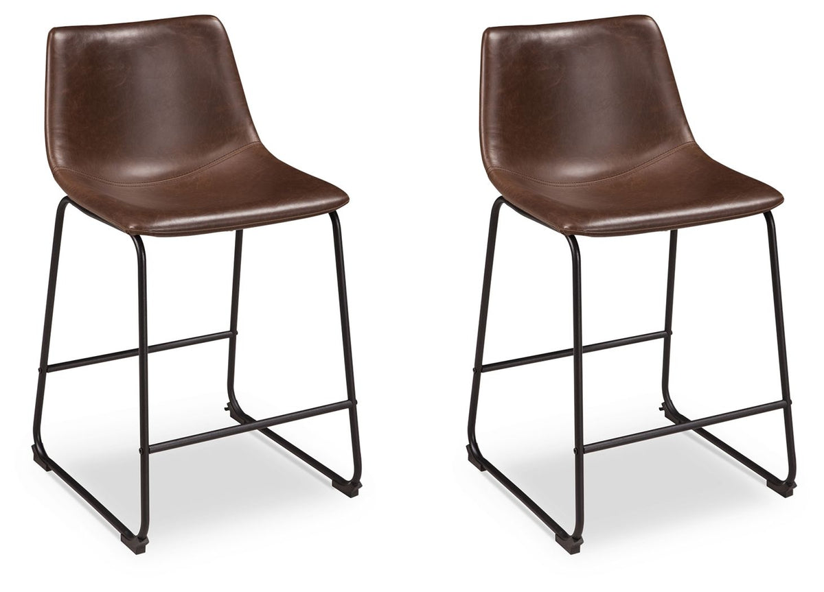 Centiar - Upholstered Barstool (Set of 2) - Premium Stool Sets from Signature Design by Ashley® - Just $265.65! Shop now at brett interiors