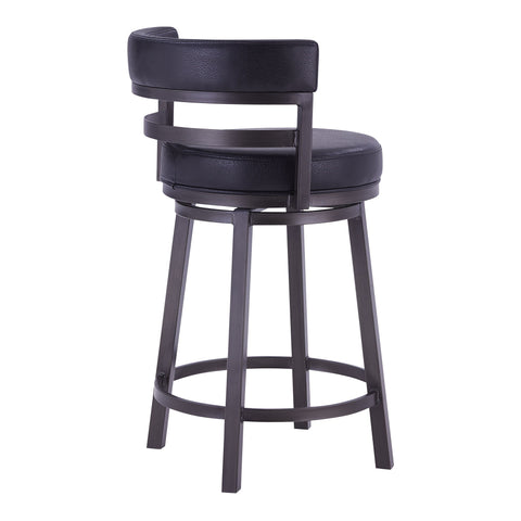 Madrid - Counter Height Swivel Bar Stool - Mineral - Premium Bar Height (28"-30") from Armen Living - Just $355! Shop now at brett interiors