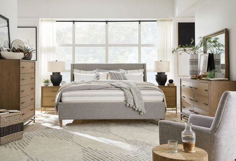 Lindon - Complete Upholstered Island Bed - Premium Upholstered Beds from Magnussen Furniture - Just $1687! Shop now at brett interiors