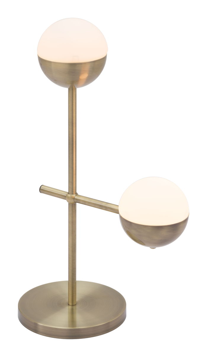 Waterloo - Table Lamp - White / Bronze - Premium Table Lamps from Zuo Modern - Just $850! Shop now at brett interiors