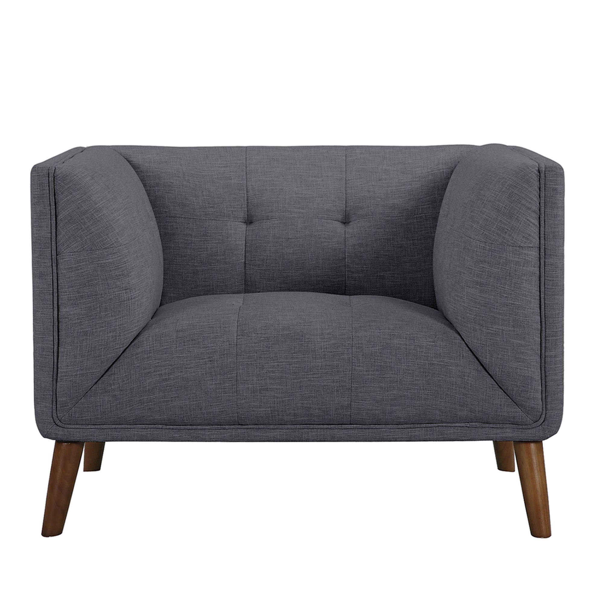 Hudson - Mid-Century Button - Tufted Chair - Premium Accent Chairs from Armen Living - Just $735! Shop now at brett interiors