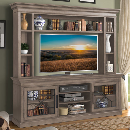 Sundance - Console with Hutch - Premium Entertainment Centers from Parker House - Just $2297.50! Shop now at brett interiors