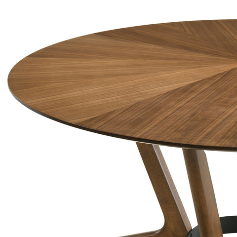 Santana - Round Wood Dining Table - Premium Dining Tables from Armen Living - Just $727.50! Shop now at brett interiors