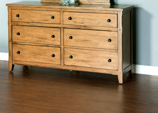 Sedona - Petite Dresser - Light Brown - Premium Dressers from Sunny Designs - Just $1159! Shop now at brett interiors