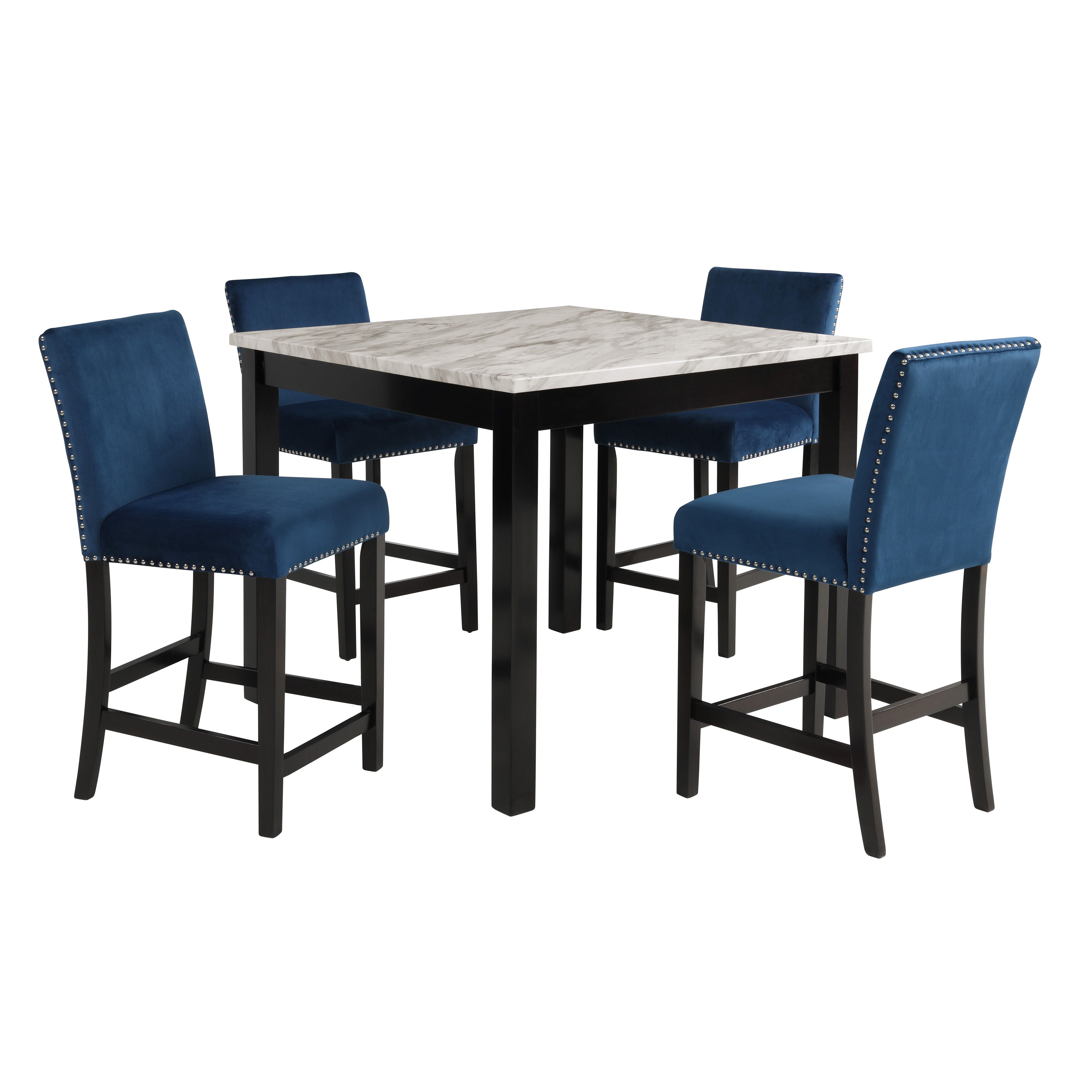 Celeste - Counter Table & 4 Chairs - Premium 5 Piece Dining Room Sets from New Classic - Just $747.50! Shop now at brett interiors