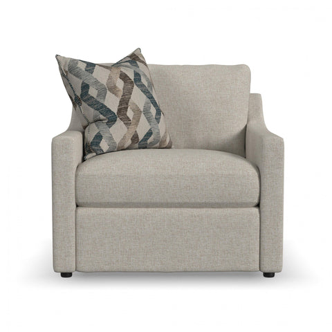 Sky - Upholstered Chair - Pearl Silver - Premium Arm Chairs from Flexsteel - Just $1437.50! Shop now at brett interiors