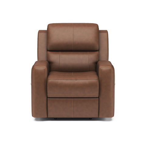 Linden - Power Recliner with Power Headrest & Lumbar - Premium Reclining Chairs from Flexsteel - Just $2187.50! Shop now at brett interiors