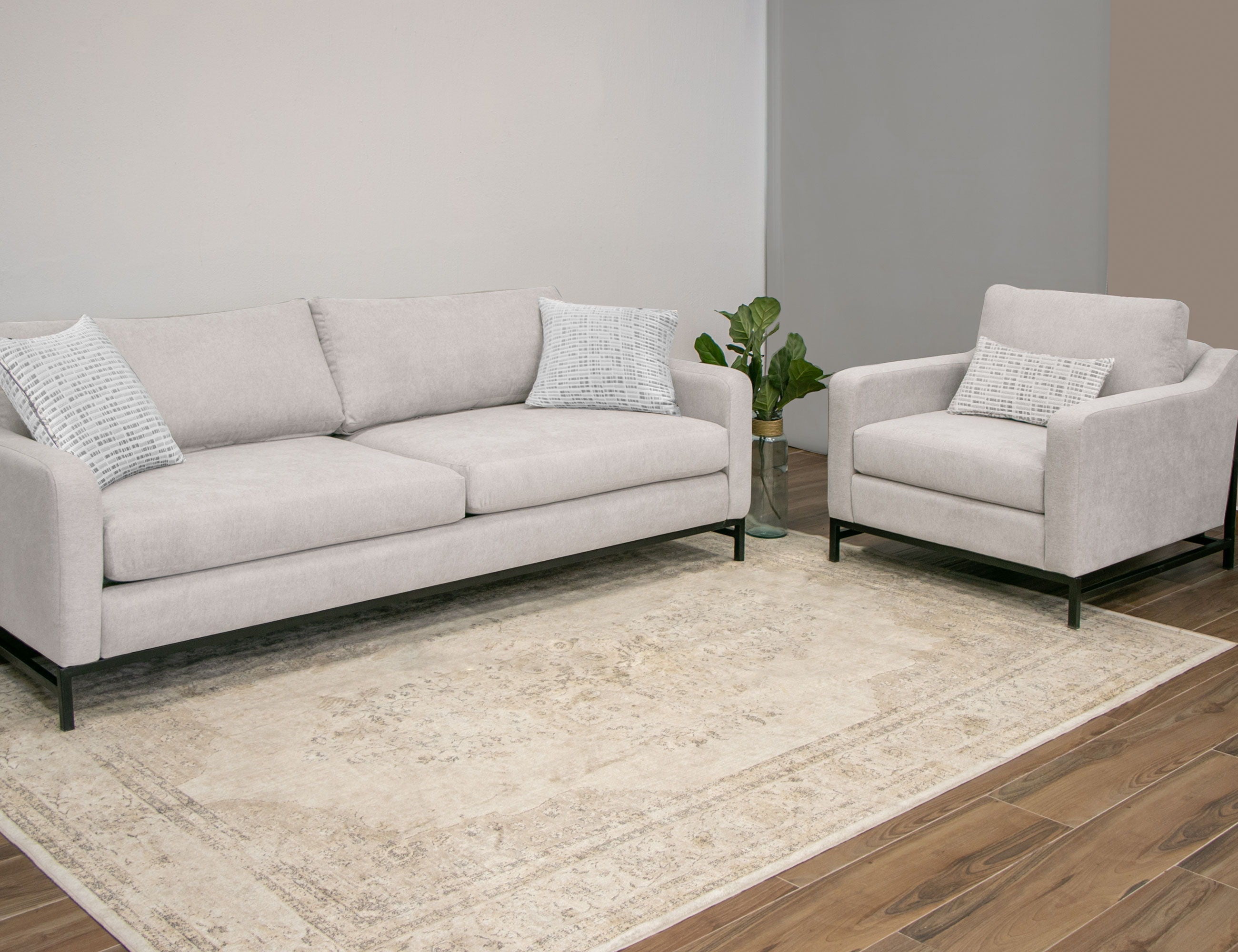 Maison - Loveseat - Light Cream - Premium Stationary Loveseats from International Furniture Direct - Just $1487.50! Shop now at brett interiors