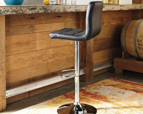 Bellatier - Adjustable Height Barstool (Set of 2) - Premium Stool Sets from Signature Design by Ashley® - Just $300.30! Shop now at brett interiors