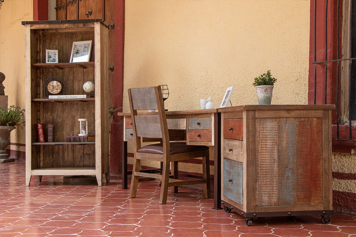 Antique - Bookcase - Multicolor - Premium Standard Bookcases from International Furniture Direct - Just $732.50! Shop now at brett interiors