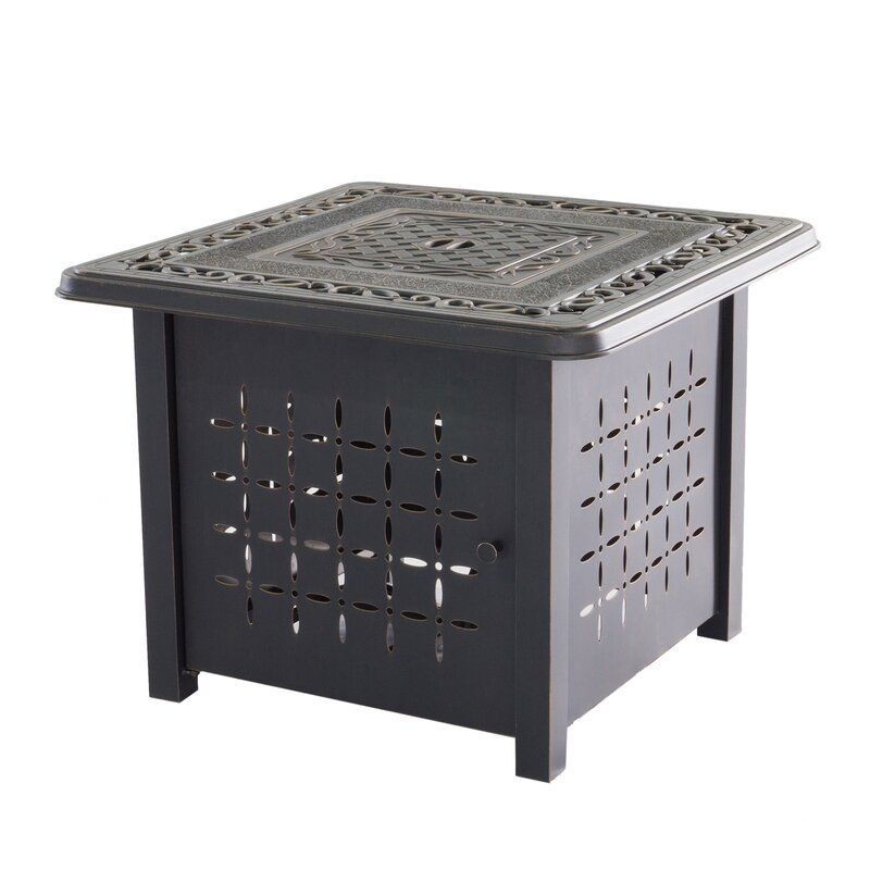 Aluminum Square Firepit Table - Bronze - Premium Fire Pits from Gather Craft - Just $945! Shop now at brett interiors