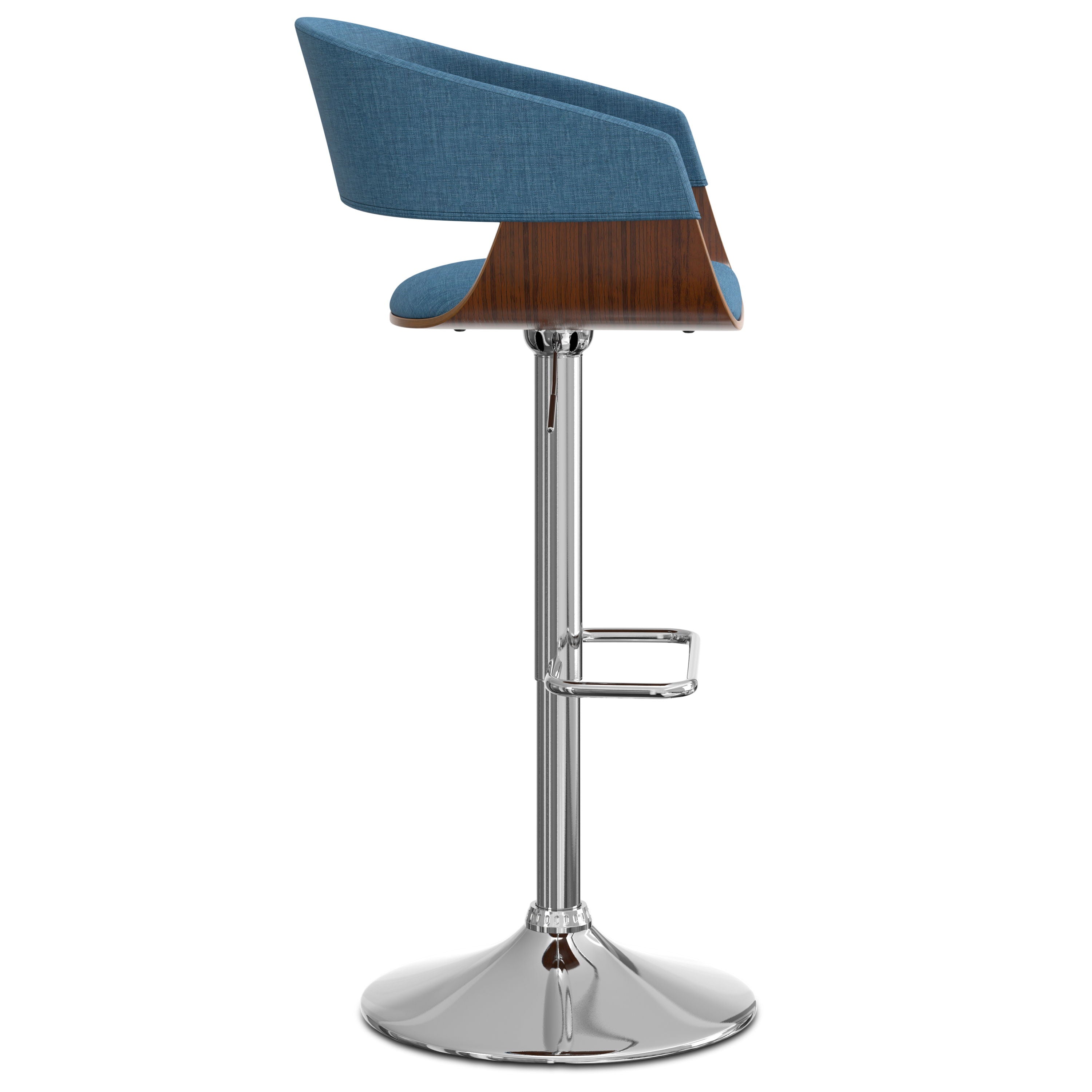 Lowell - Adjustable Swivel Bar Stool - Premium Bar Height (28"-30") from Simpli Home - Just $202! Shop now at brett interiors