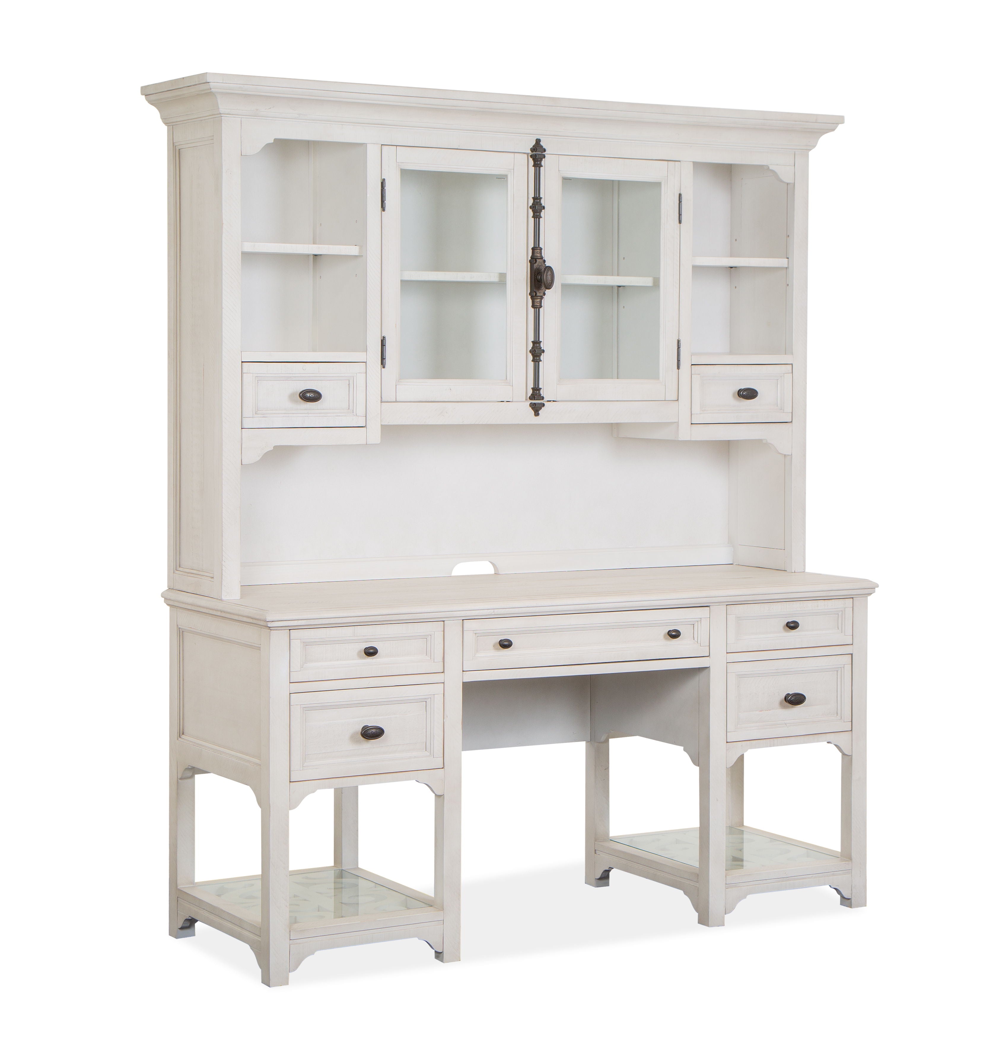 Bronwyn - Desk - Alabaster - Premium Work Stations from Magnussen Furniture - Just $3178! Shop now at brett interiors