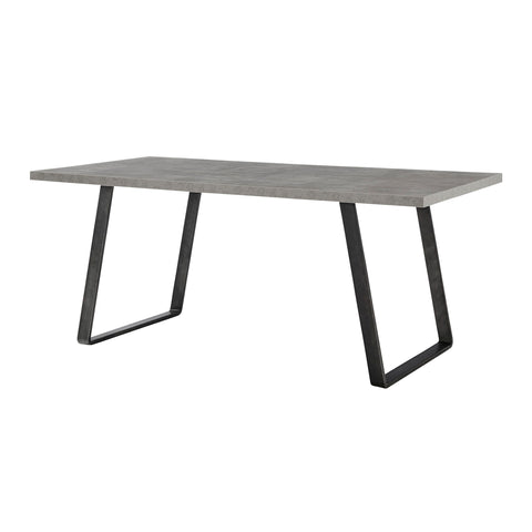 Coronado - Contemporary Dining Table Cement Top - Gray Powder - Premium Dining Tables from Armen Living - Just $962.50! Shop now at brett interiors