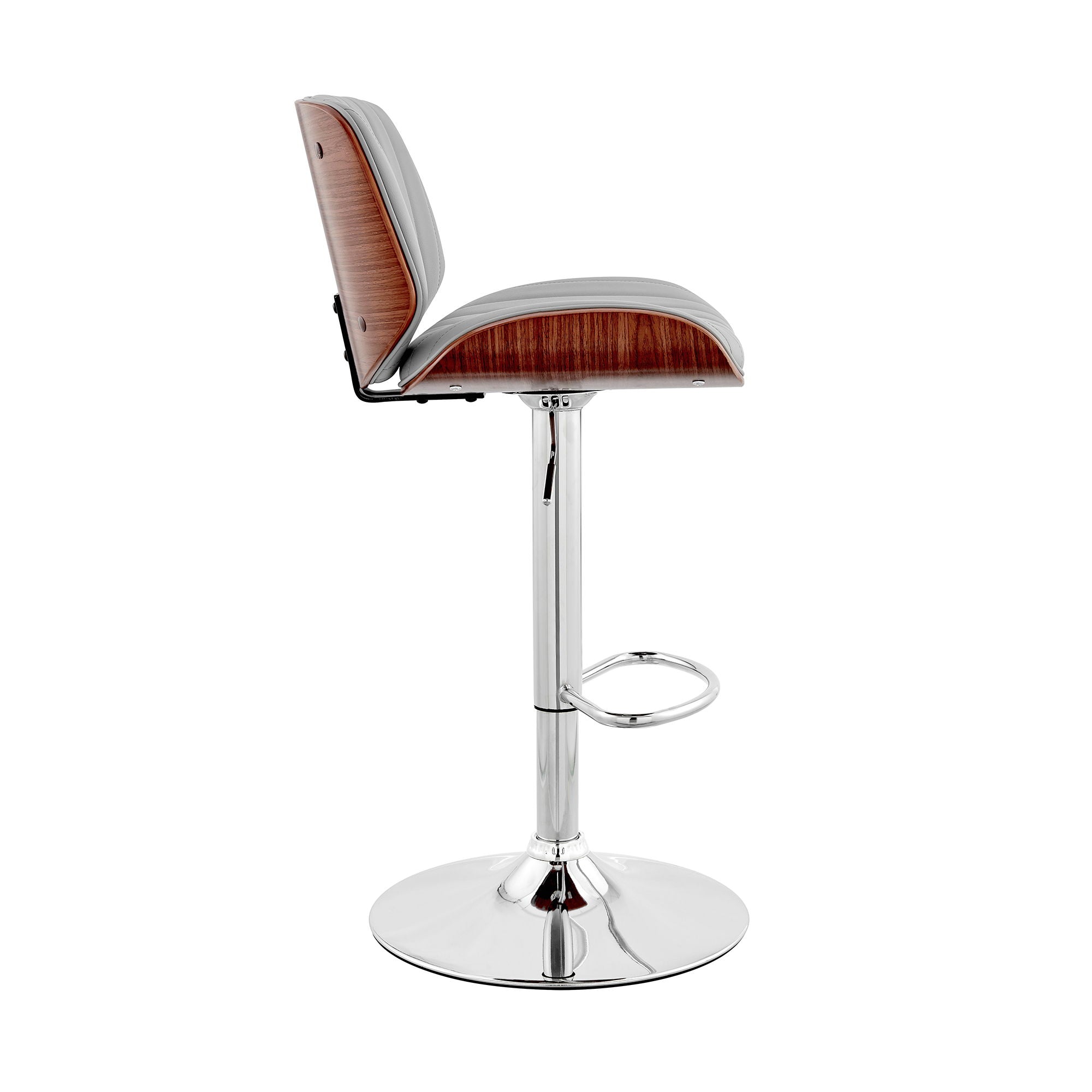 Brock - Adjustable Bar Stool - Premium Adjustable Height from Armen Living - Just $245! Shop now at brett interiors