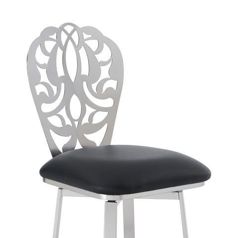 Cherie - Contemporary Barstool - Premium Bar Height (28"-30") from Armen Living - Just $480! Shop now at brett interiors