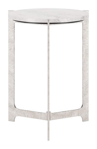 Barmas - Side Table - White / Silver - Premium Side Tables from Zuo Modern - Just $975! Shop now at brett interiors