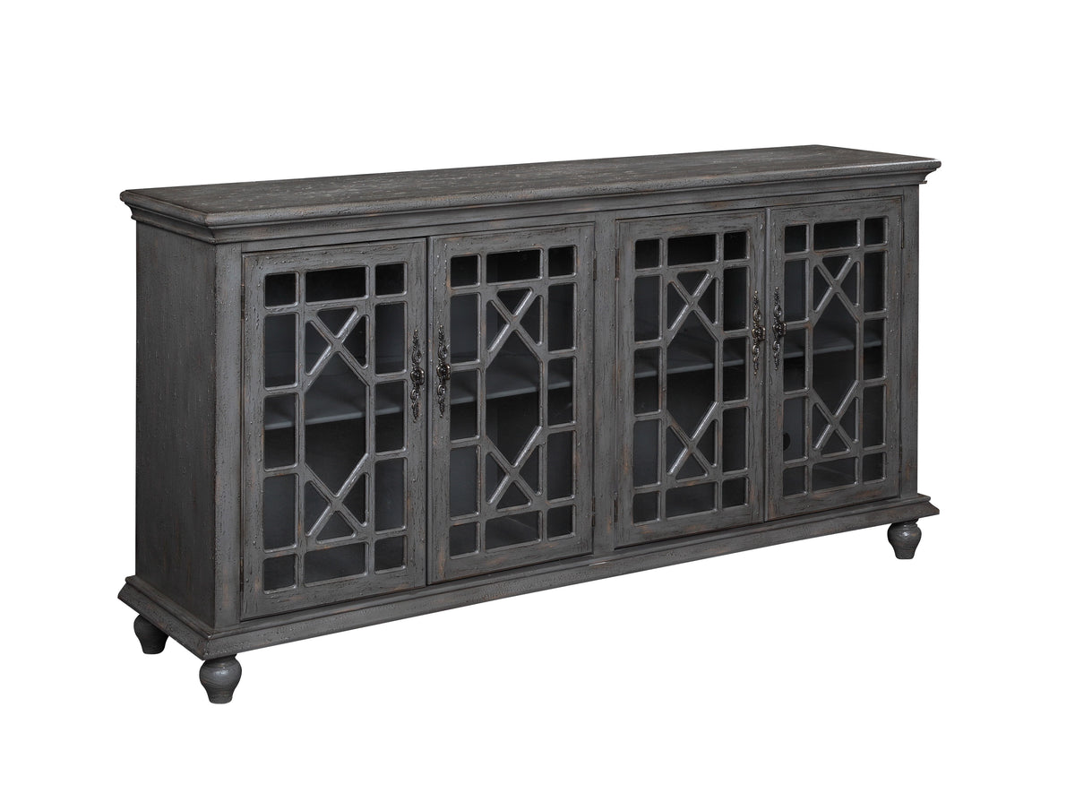 Lloyd - Four Door Credenza - Joplin Texture Gray - Premium Credenzas from Coast2Coast Home - Just $4125! Shop now at brett interiors