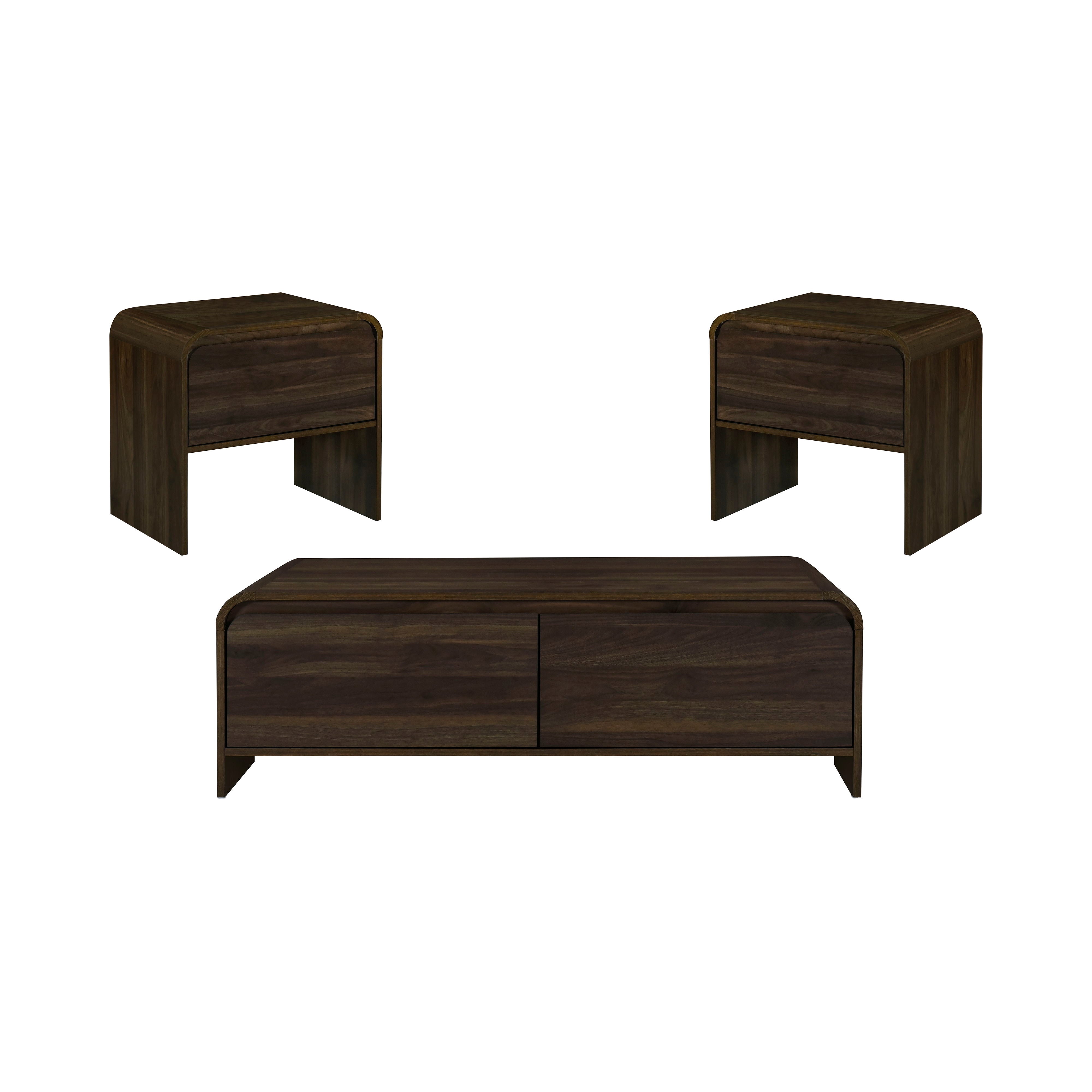 Mara - 3 Piece Cocktail Table & 2 End Tables - Premium 3 Piece Bedroom Sets from New Classic - Just $492.50! Shop now at brett interiors