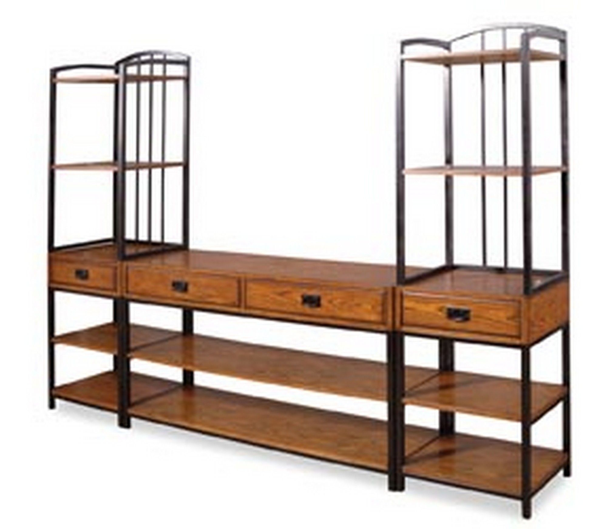 Modern - Craftsman Media Stand - Premium Bridges & Piers from Homestyles - Just $3249.98! Shop now at brett interiors