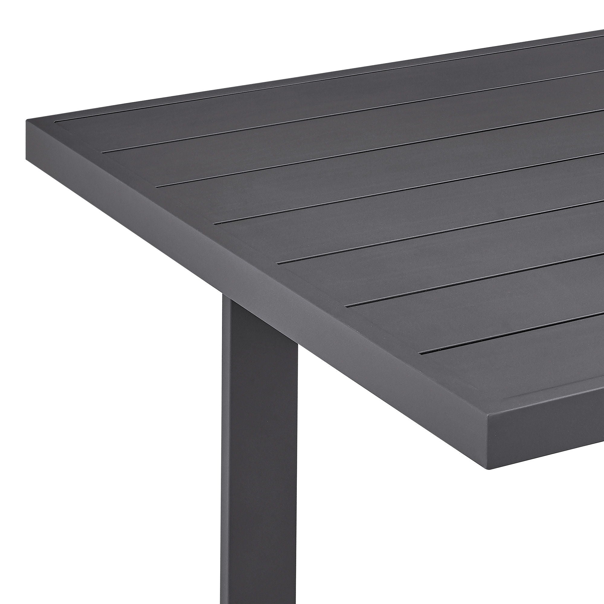 Menorca - Outdoor Patio Dining Table - Aluminum - Premium Dining Tables from Armen Living - Just $1712.50! Shop now at brett interiors