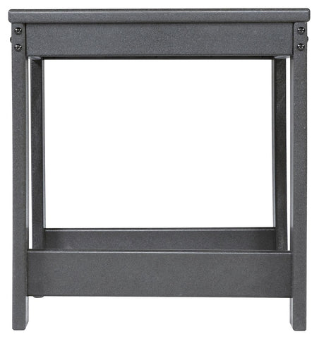 Amora - Charcoal Gray - Square End Table - Premium End Tables from Signature Design by Ashley® - Just $190! Shop now at brett interiors