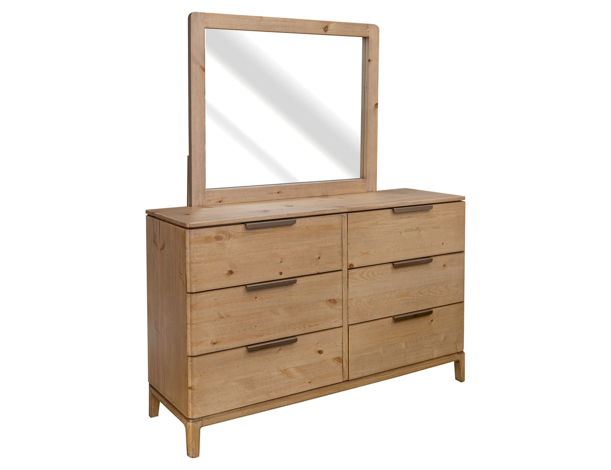 Santa Rosa - Mirror - Hazelnut - Premium Bedroom Mirrors from International Furniture Direct - Just $297.50! Shop now at brett interiors