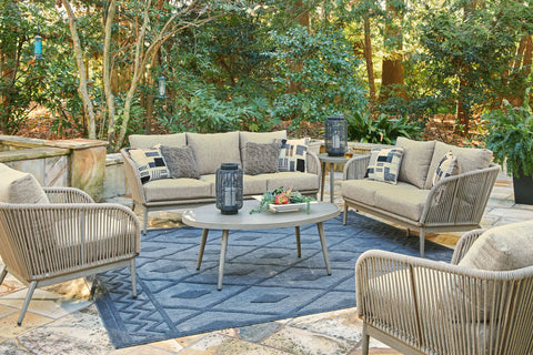 Swiss Valley - Lounge Set - Premium 4 Piece Outdoor Sets from Signature Design by Ashley® - Just $2794.38! Shop now at brett interiors