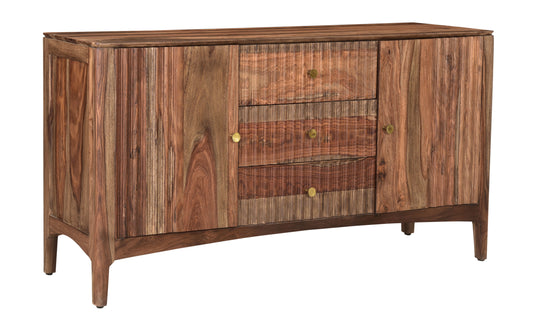 Waverly - Two Door Three Drawer Credenza - Tabor Light Natural Sheesham - Premium Credenzas from Coast2Coast Home - Just $4125! Shop now at brett interiors