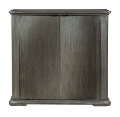 Topanas - Two Door Bar Cabinet - Gray / Brown - Premium Wine Cabinets from Coast2Coast Home - Just $2887.50! Shop now at brett interiors