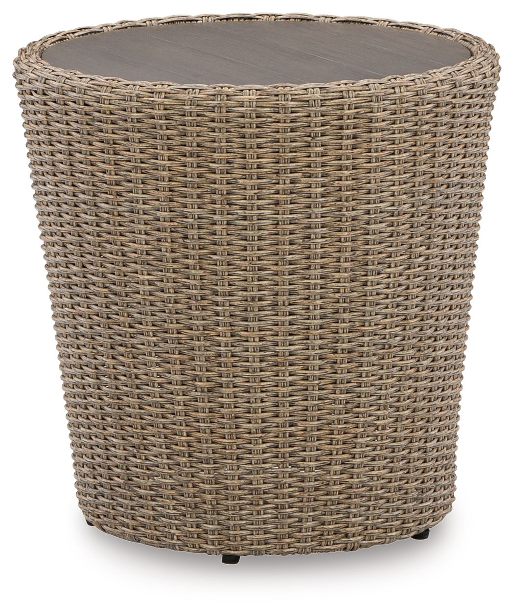 Danson - Beige - Round End Table - Premium End Tables from Signature Design by Ashley® - Just $242.50! Shop now at brett interiors