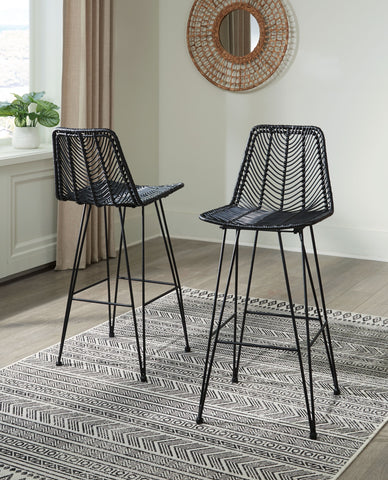 Angentree - Tall Barstool (Set of 2) - Premium Stool Sets from Signature Design by Ashley® - Just $508.20! Shop now at brett interiors